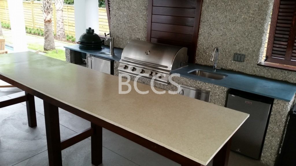 GFRC Surecrete Concrete Countertops Custom GFRC outdoor kitchen Countertops