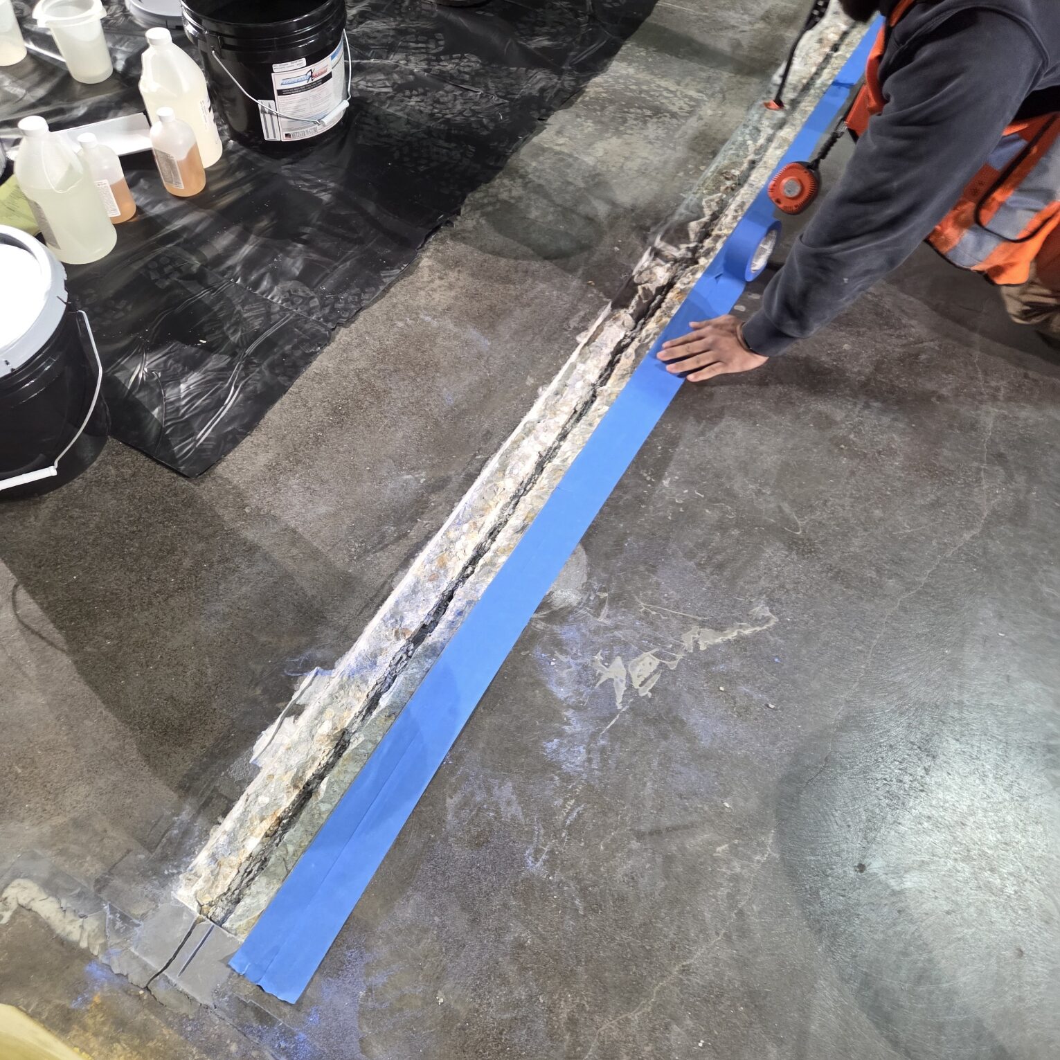 Concrete Floor oint Rebuilding